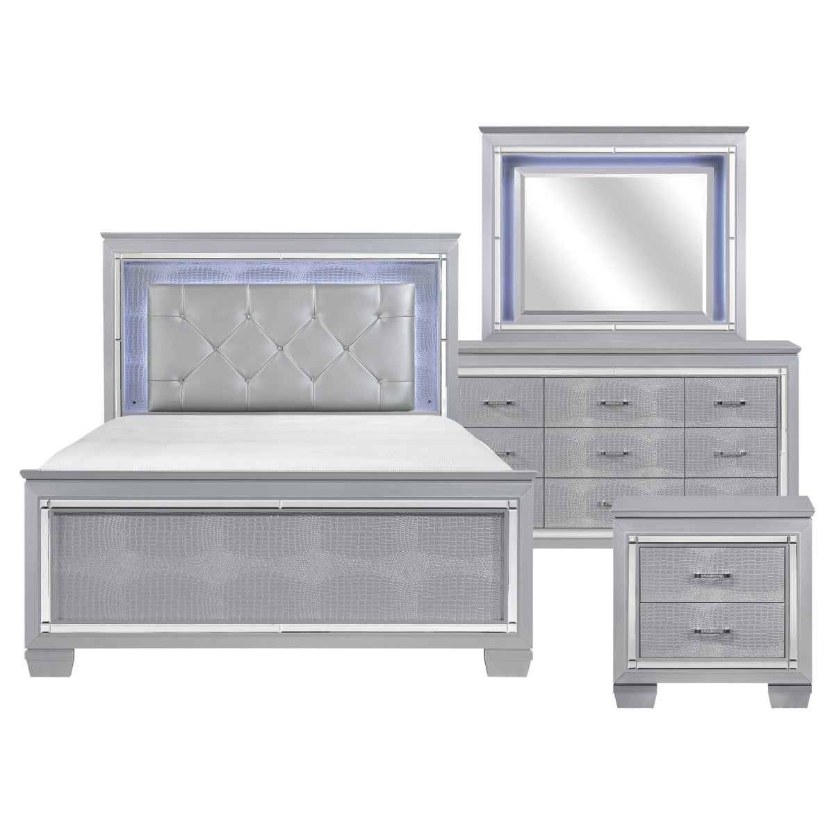 Allura LED Panel Bed Frame