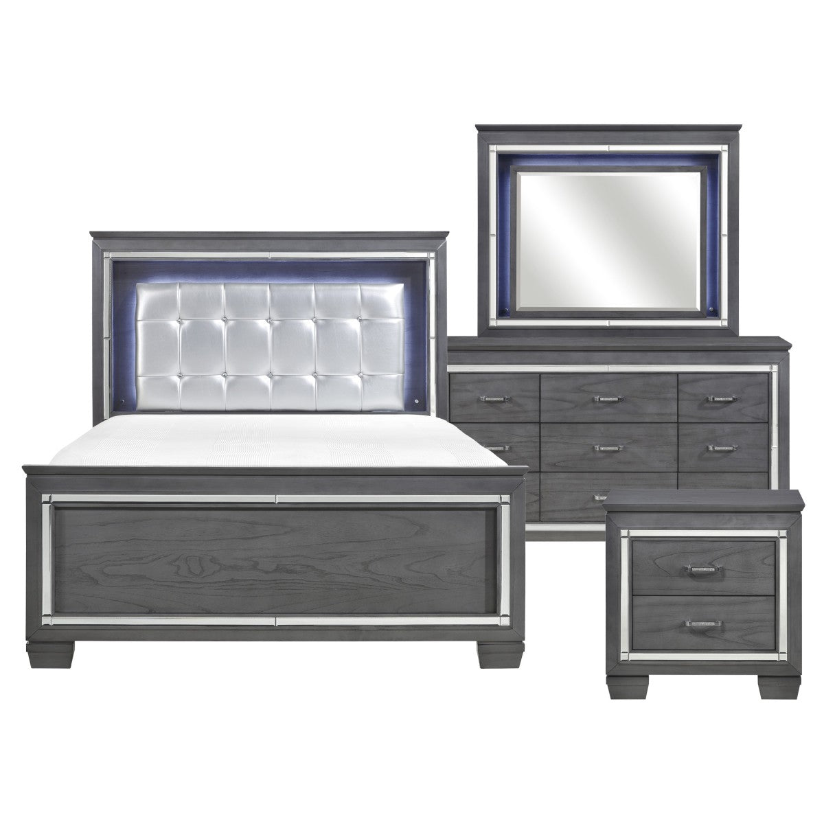 Allura LED Panel Bed Frame
