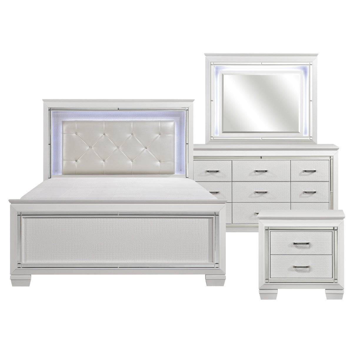 Allura LED Panel Bed Frame